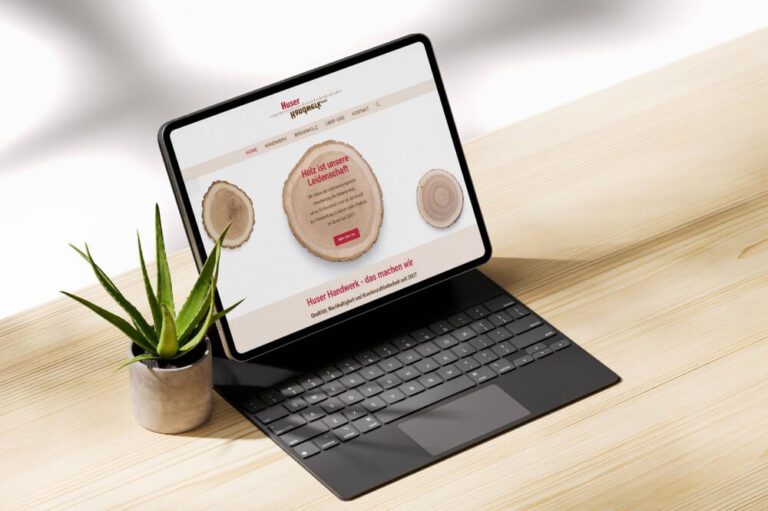 Webseite von Huser Handwerk