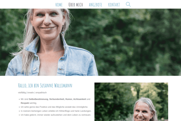 Webseitenausschnitt von Raum in Dir